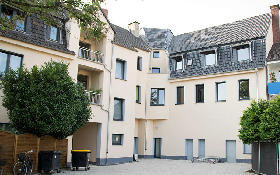 Sanierter und modernisierter Innenhof