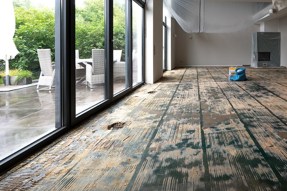 Wasserschaden im Wohnahus